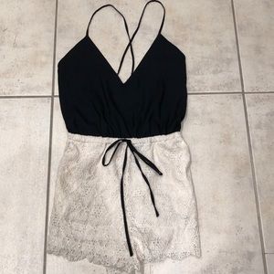 6 Shore Road Malay Lace Romper in Night